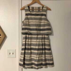 Striped madewell dress